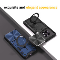 Coque de téléphone haut de gamme avec couvercle d'objectif coulissant béquille réglable pour OPPO RENO 13 12 11F 10 8 7 6 5 4 A98 A79 A78 A59 K13 F29 Pro