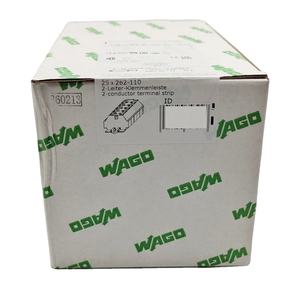 WAGOS 262-110 Tira de Terminales de 2 Conductores con Bridas de Fijación, 10 Polos, Orificio de Fijación de 3.2mm, 4mm2, Gris, WAGOS 262-110 - Product Image 1