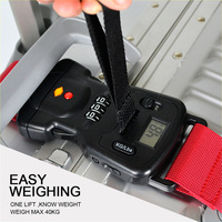 50kg/110lb crochet ceinture échelle Lcd balance électronique numérique pour voyage valise bagages suspendus balances pesant à main