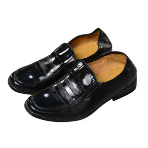 Mocasines de Cuero para Hombre Gracer, Antideslizantes, Negros, Sin Cordones, Formales, para Negocios, Talla 41 - Product Image 1