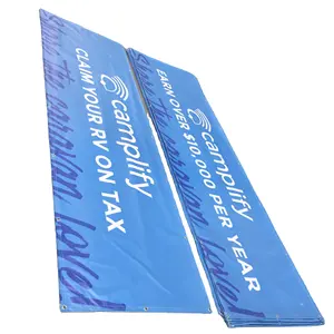 Clear Visual Effects Of Custom Sizes And Custom LOGO PVC Mesh Banners For Large-scale Outdoor Advertising