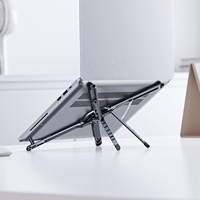 Trépied magnétique flexible en alliage d'aluminium 2026, support de téléphone 4-en-1 pliable, perche à selfie portable, support de bureau pour