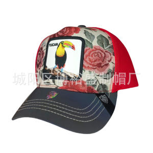 Casquette de baseball brodée Tucan, colorée, respirante, protection solaire pour les sports de plein air, les loisirs et les voyages - Product Image 1