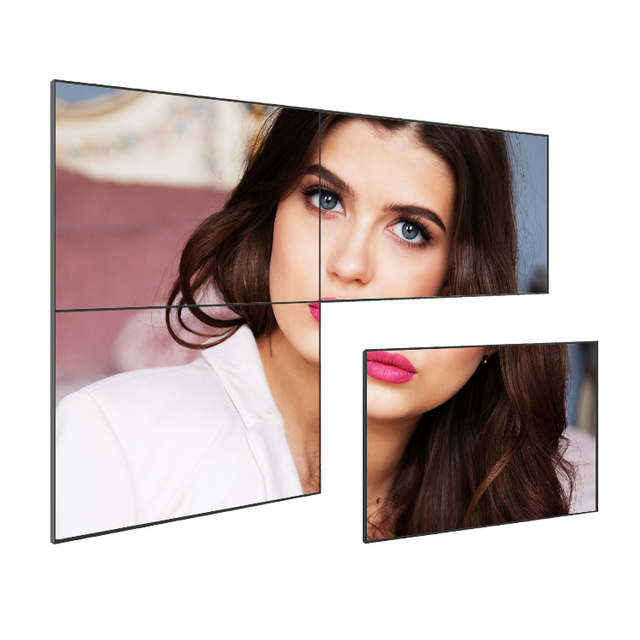 JCVISION 46 Inch Lcd Ultra-Narrow Frame 3.5Mm Super Slim Large Screen Led Multi Screen Video Wall for Supermarket Advertising Vi