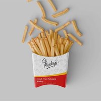Boîte d'emballage personnalisée et recyclable pour la restauration rapide, pour riz, poulet frit, nuggets et ailes de poulet