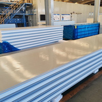 Panneaux muraux de bâtiment 50/100/120/150/200mm panneau isolant pour murs et plafonds panneaux sandwich ignifuges PIR/PUR/PU murs