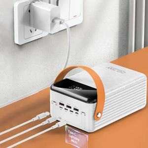 Banco de Energía de Alta Capacidad con Carga Rápida de 80000 mAh, Estación de Energía Portátil con PD de 22.5 W, Lámpara LED, Salida de 65 W para Laptop con Cable - Product Image 1