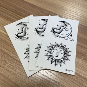 สติกเกอร์รอยสักที่แขนแบบชั่วคราวสีดำที่กำหนดเองกันน้ำและติดทนนาน - Product Image 6