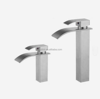 Mitigeur haut de gamme Taplink moderne à poignée unique, en acier inoxydable 304, finition chromée, avec cartouche céramique, pour lavabo de salle de bain