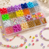 Kit de fabrication de bracelets d'amitié avec perles Pony, 4026 pièces, 72 couleurs, plusieurs types, 10 modèles de bracelets, perles de lettres assorties, boîte en plastique, DIY