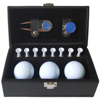Ensemble d'accessoires de golf personnalisé Boîte cadeau de golf complète avec balles en t et outil de divot pour les passionnés