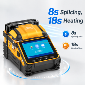Empalmadora de Fibra Óptica AI-9 de 6 Motores con Enfoque Automático, Empalme Rápido en 5s, Máquina de Empalme de Fibra Óptica para Fibras SM, MM, DS y NZDS - Product Image 3