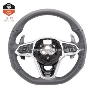 Volant sport en cuir et fibre de carbone amélioré pour modèles Volkswagen <span class=keywords><strong>Golf</strong></span> Polo <span class=keywords><strong>GTI</strong></span> et pour Série 6 M3 Série 2 - Product Image 3