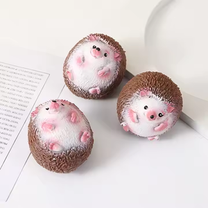 2025 New Product Animal Shape Hedgehog Stress Relief Lovely Cute Mochi Squishy <b>Squeeze</b> Toys for Kids Boys and Girls - Product Image 5
