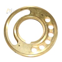 Plaque de distribution d'huile pour excavatrice 320C 320D 323D, accessoires de pompe hydraulique SBS120, plongeur à neuf trous pour chemise de pompe
