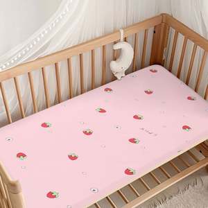 Sábana Ajustable para Cuna de Bebé, Duradera, Transpirable, de Algodón, para Niños y Niñas - Product Image 4