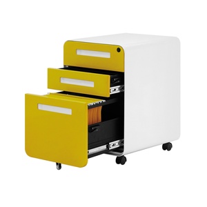 Steel Documents Durable Storage Equipment <b>Files</b> Office Metal 3 <b>Drawer</b> Filing Cabinet - Product Image 3