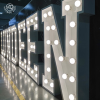 Lettres lumineuses personnalisées blanc froid pour la décoration de mariages, de fêtes et d'événements commerciaux