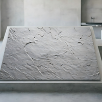 Panneau de revêtement flexible et pliable MCM moderne à motif floral, résistant à l'humidité, pour l'intérieur et l'extérieur, idéal pour les ateliers commerciaux