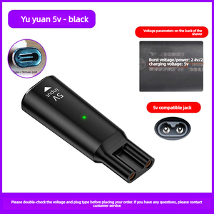 Aluminum Alloy Charging <b>Adapter</b> for Electric Shavers and Hair Clippers <b>Type</b>-<b>C</b> Female to for Converter 4.3V/5V/8V/15V Charging - Product Image 4