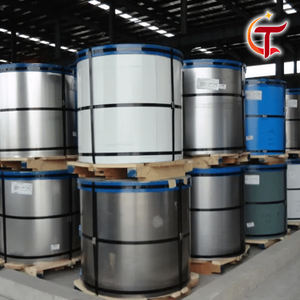 China Venta caliente Buena calidad Dx51d 600-1250mm Ancho <span class=keywords><strong>PPGI</strong></span> Rollo de acero para construir en stock Bobinas de acero <span class=keywords><strong>PPGI</strong></span> - Product Image 6