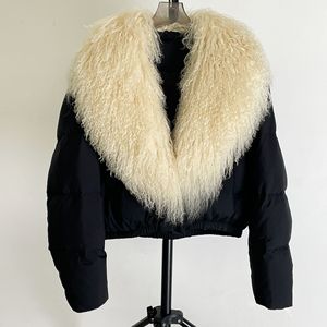 Vente en gros 2025 nouveau hiver doudoune femmes vraie <span class=keywords><strong>fourrure</strong></span> de renard épais chaud 90% blanc duvet de canard manteau <span class=keywords><strong>femme</strong></span> Parkas imperméable - Product Image 3