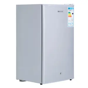 Snowsea BC-92 Defrost tek kapı dik masaüstü Mini masaüstü buzdolabı ticari elektrikli üst-dondurucu buzdolapları için otel