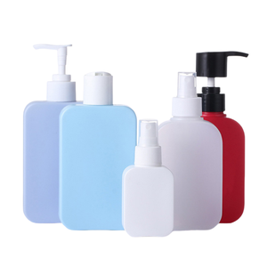 Envases Cosméticos Cuadrados Personalizados de 100 ml, 250 ml, 300 ml, 500 ml, Botellas de Plástico para Champú con Bomba Dosificadora para Lociones - Product Image 1