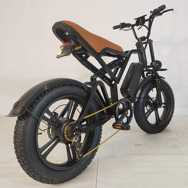 1000-watt Electric Mountain Bike, All-terrain Electric Fat Bike, with a Rear Hub Motor and Disc Brake System