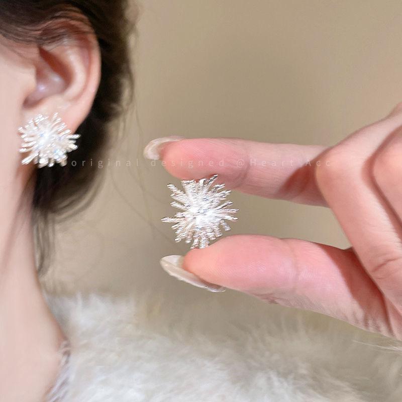52fireworks pearl stud earrings