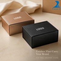 Boîte rigide magnétique personnalisée en gros - Emballage cadeau de luxe en papier avec impression de logo