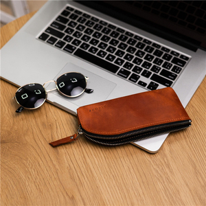 Custodia per Occhiali in Pelle Ecologica di Lusso per Uomo, Morbida Custodia Personalizzata, <span class=keywords><strong>Regalo</strong></span> per <span class=keywords><strong>Anniversario</strong></span> del <span class=keywords><strong>Fidanzato</strong></span> - Product Image 3