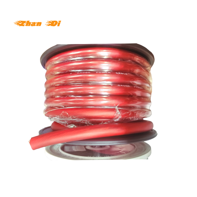 High Quality 0GA 15M Pure Copper OFC Power Cable for Car Stereo Auto Electronics China Manufacturer's Electrical Car