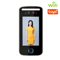 Terminal de Acceso Biométrico Inteligente Tuya WiFi con Reconocimiento Facial 3D, Detección de Vida Real con IA y Cámara 1080P para Hogar Inteligente