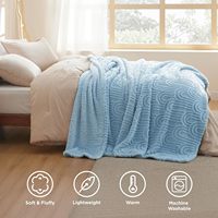 Plaid super doux 50x70 pouces pour femmes, en polaire tricotée confortable pour canapé et lit, motif uni pour filles