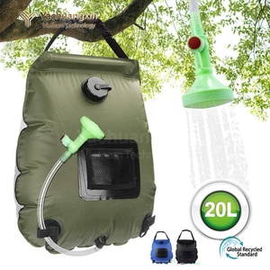 Portable Outdoor Shower Water <b>Bag</b> <b>20L</b> Oxford Cloth Rectangular Multifunctional With Spray Head For Camping Hiking - Product Image 4