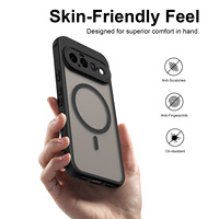 Étui magnétique antichute Google Pixel 11/11 Pro/11 Pro XL à motif animalier, toucher doux, en PC + TPU