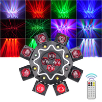 Projecteur de scène à faisceau mobile DMX LED 8 têtes Bee Eye 150W RGBW avec télécommande laser, pour discothèque, OEM/ODM d'usine