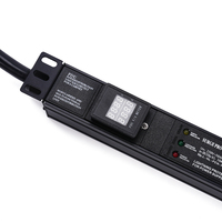Stock YOSUN YS1006-3D-VA-C13 Faible MOQ 1 3 Lumières Protection contre les surtensions C13 Unité de distribution d'alimentation (PDU) avec compteur L6-30P Noir Industriel