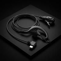 Auricular de un Solo Lado con Conector de 3.5mm y Tipo-C para Teléfono Móvil, PC, Reproductor de Música, Guía de Viajes, Atracciones Turísticas, Micrófono y Altavoz