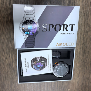 Montre connectée <span class=keywords><strong>K65</strong></span> pour appels, IP67, écran AMOLED 1,43 pouces, surveillance de la fréquence cardiaque, de la pression artérielle, de la santé, montre de sport magnétique - Product Image 2