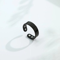 Cincin Anti-Kecemasan Baja Tahan Karat Baru Terapi Magnetik Dua Magnet Cincin Perawatan Kesehatan Cincin Magnet Ganda untuk Wanita dan Gadis