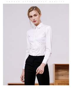 <span class=keywords><strong>เสื้อ</strong></span><span class=keywords><strong>เชิ</strong></span>้ตผู้หญิง แขนยาว สำหรับฤดูใบไม้ผลิและฤดูใบไม้ร่วง <span class=keywords><strong>เสื้อ</strong></span>ทำงานแบบเป็นทางการ สไ<span class=keywords><strong>ต</strong></span>ล์ใหม่ <span class=keywords><strong>เสื้อ</strong></span>ทำงานสีขาว ทรงเข้ารูป ไม่ยับ - Product Image 6