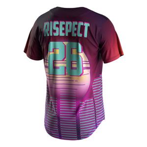 Camiseta de Béisbol Personalizada al por Mayor para Niños, Camiseta de Béisbol Blanca Personalizada al por Mayor para Hombre con Botones - Product Image 4