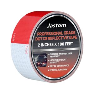Cinta Reflectante Jastom Doc-T2 de Alta Visibilidad para Señalización Vial, Alto Rendimiento Reflectante, Cinta Reflectante de Advertencia Doc-T2 - Product Image 3