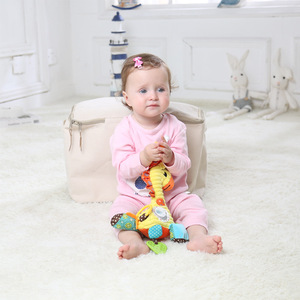 Peluche Giraffa Abbracciabile con Carillon, Ciondolo per Auto e Letto, Regalo Carino per Neonati, Imbottitura in Cotone PP, 31-50cm, Età 0-24 Mesi - Product Image 2