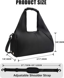 <span class=keywords><strong>Sac</strong></span> <span class=keywords><strong>de</strong></span> <span class=keywords><strong>sport</strong></span> pour <span class=keywords><strong>femme</strong></span> avec poche humide et sangle Fashion Weekender avec <span class=keywords><strong>compartiment</strong></span> à chaussures - Product Image 4