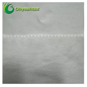 220gsm White Breathable And Stretch 95% Bamboo 5% Spandex Jersey Fabric For Dress