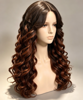 Perruques en dentelle HD à cheveux longs ondulés et bouclés péruviens, 100 % cheveux humains vierges, densité 180 %, effet naturel et volumineux, vente directe d'usine, best-seller
