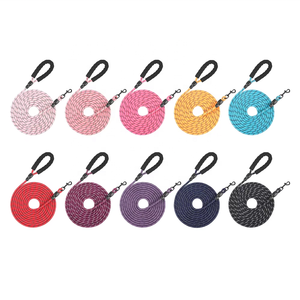 Guinzaglio tattico per cani in Nylon per uso pesante in fabbrica guinzagli impermeabili riflettenti per animali domestici per l'allenamento a piedi - Product Image 4